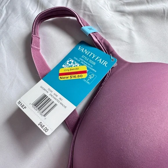 Vanity Fair Body Caress Full Coverage Bra – 36C (New With Tags) - Picture 2 of 4